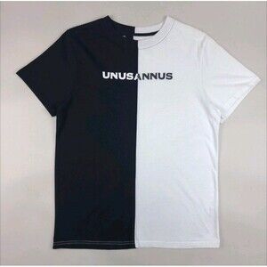 Markiplier Unus Annus YouTube Merch Split Tee Half Black / White RARE Size Small
